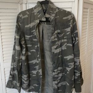 Express Camo Button Up